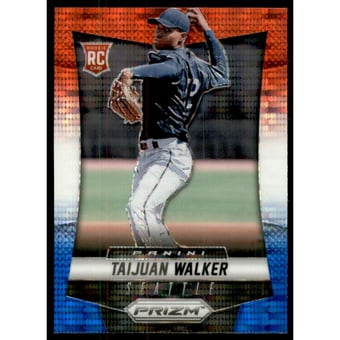 2014 Panini Prizm Prizms Red White and Blue Pulsar #176 Taijuan Walker