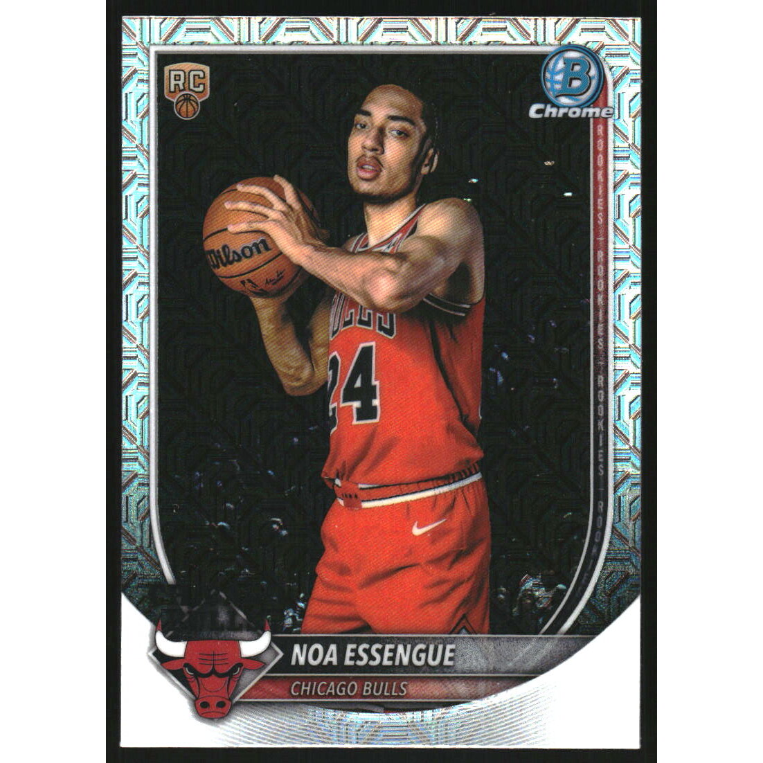 2025-26 Bowman Chrome Mojo Refractors #BCV12 Noa Essengue
