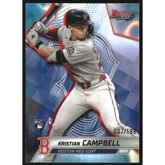 2025 Bowman's Best Aqua Lava Refractors #11 Kristian Campbell