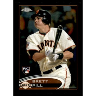 2012 Topps Chrome Black Refractors #164 Brett Pill