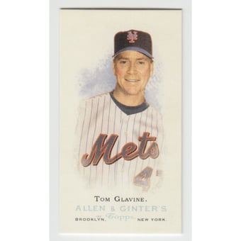 2006 Topps Allen and Ginter Mini A and G Back #185 Tom Glavine SP