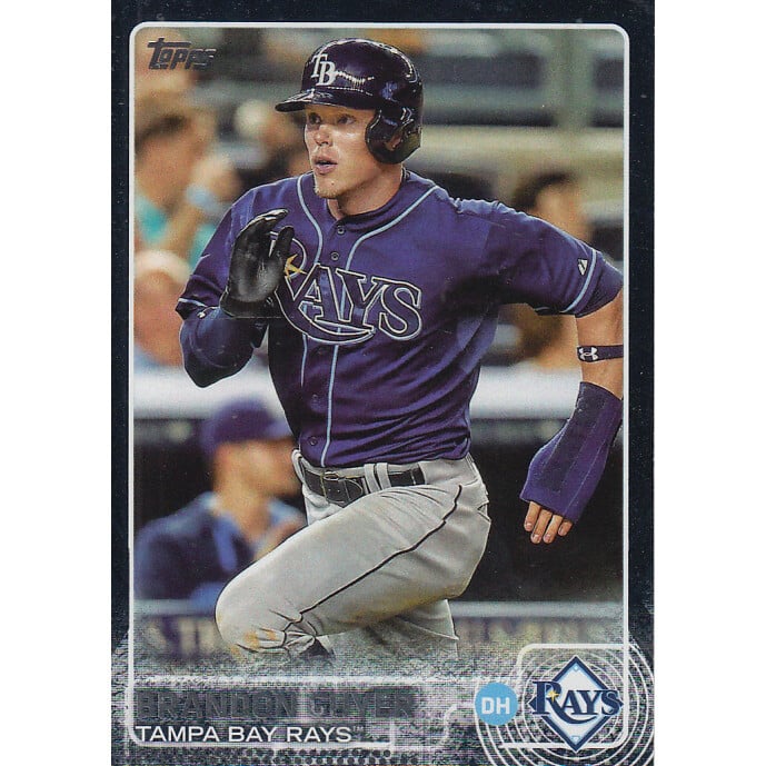 2015 Topps Black #392 Brandon Guyer. rookie card picture