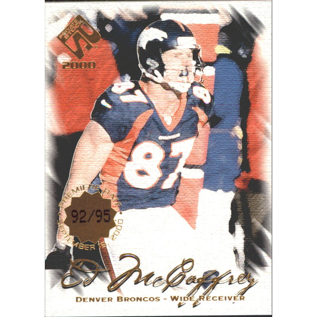 2000 Private Stock Premiere Date #30 Ed McCaffrey