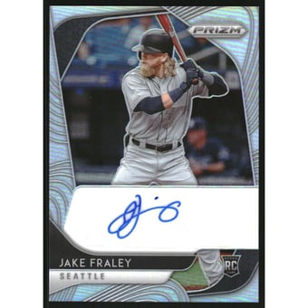 2020 Panini Prizm Rookie Autographs Prizms Silver #6 Jake Fraley
