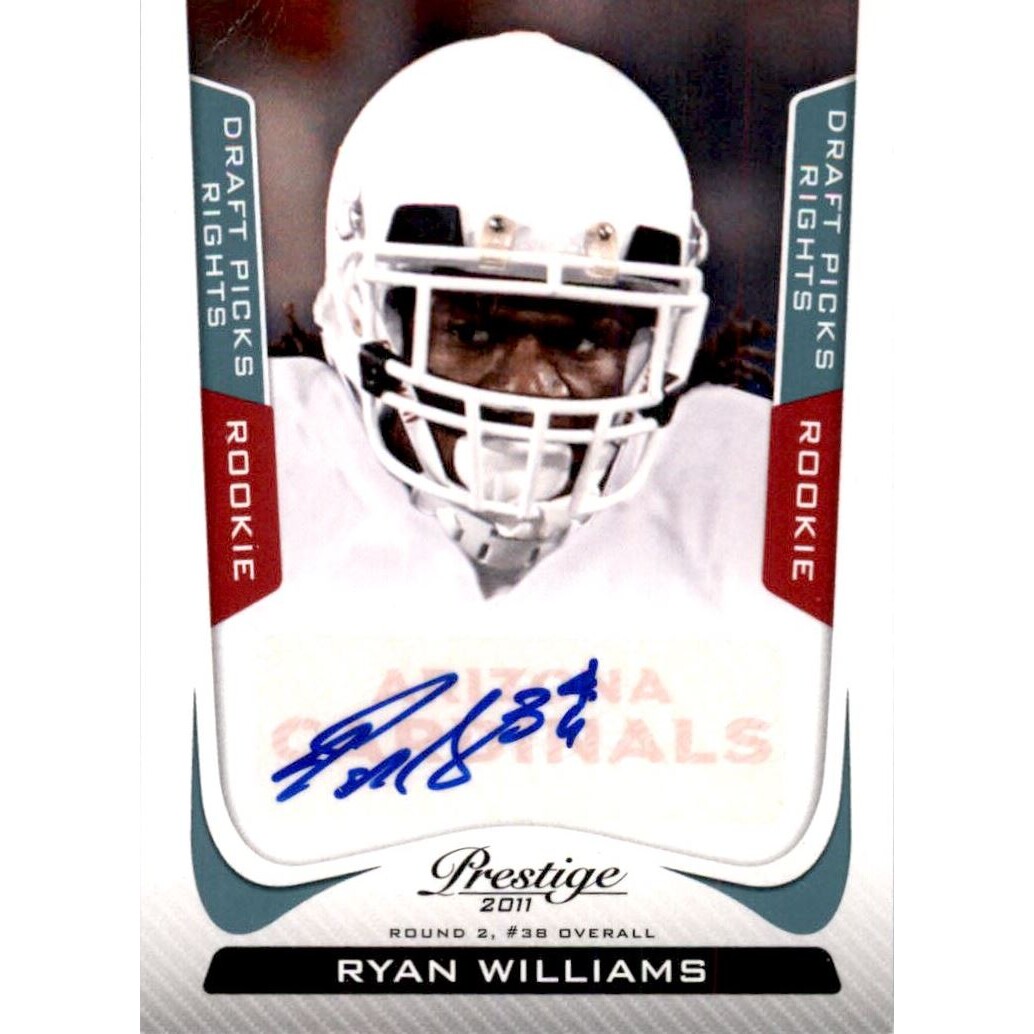 2011 Prestige Draft Picks Rights Autographs #288 Ryan Williams/99
