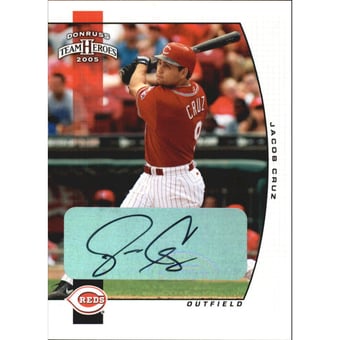 2005 Donruss Team Heroes Autographs #90 Jacob Cruz