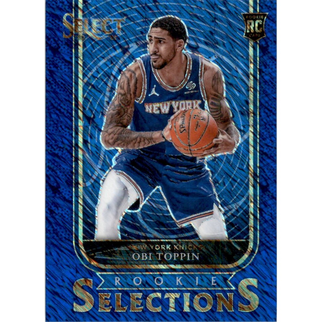 2020-21 Select Rookie Selections Prizms Blue #2 Obi Toppin