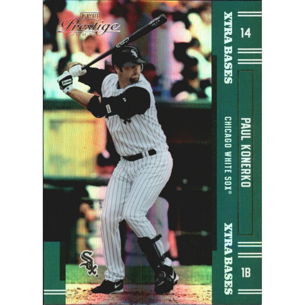 2005 Playoff Prestige Xtra Bases Green #14 Paul Konerko