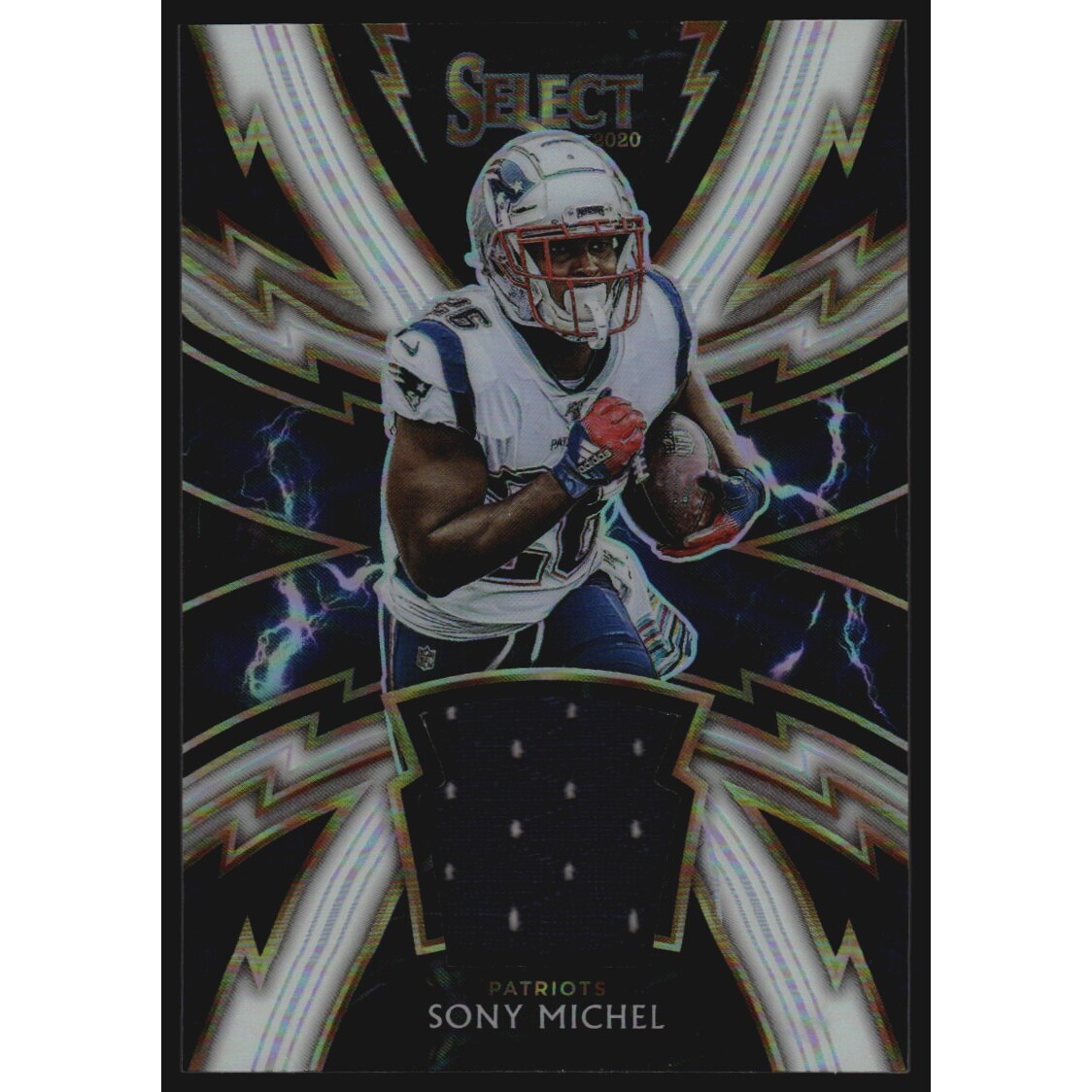 2020 Select Sparks Materials Prizm White #13 Sony Michel