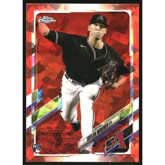 2021 Topps Chrome Sapphire Orange Refractors #481 Taylor Widener