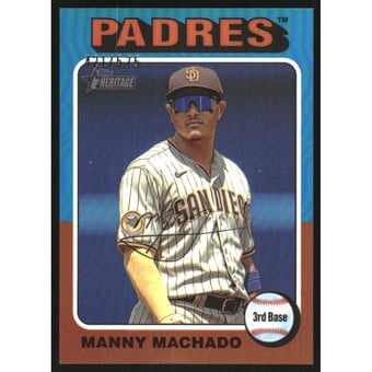 2024 Topps Heritage Chrome Refractors #175 Manny Machado