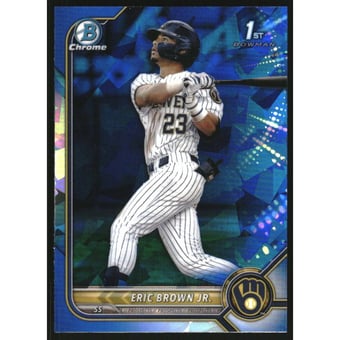 2022 Bowman Chrome Draft Sapphire #BDC48 Eric Brown Jr.