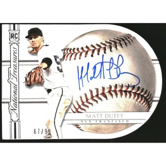 2015 Panini National Treasures Baseball Signature Die Cuts #43 Matt Duffy/99