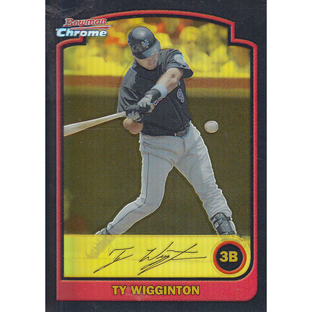 2003 Bowman Chrome Draft Gold Refractors #5 Ty Wigginton