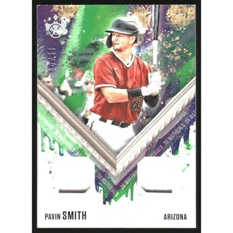 2021 Diamond Kings DK Materials Holo Silver #44 Pavin Smith/99