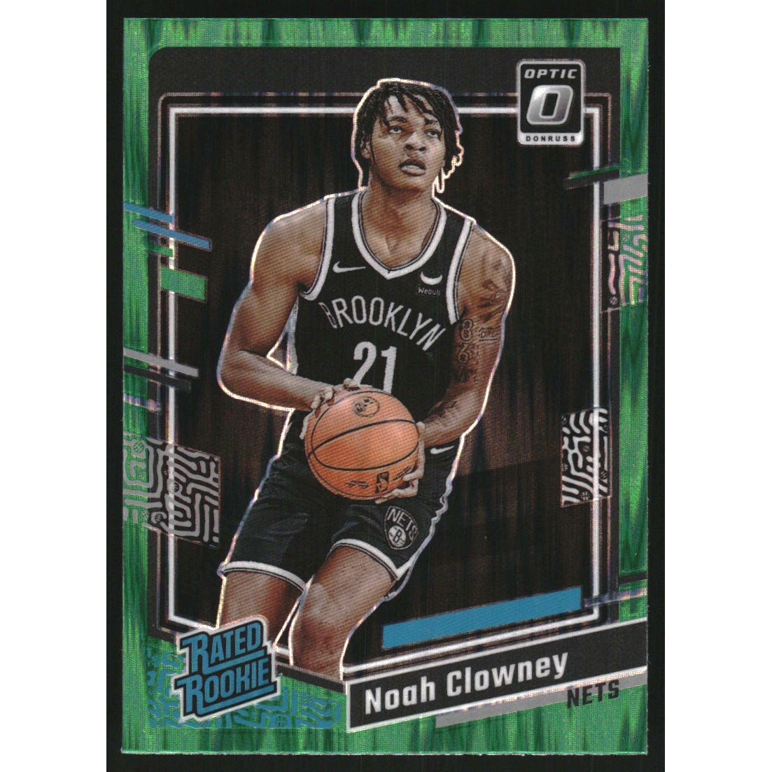 2023-24 Donruss Optic Green Shock #205 Noah Clowney RR