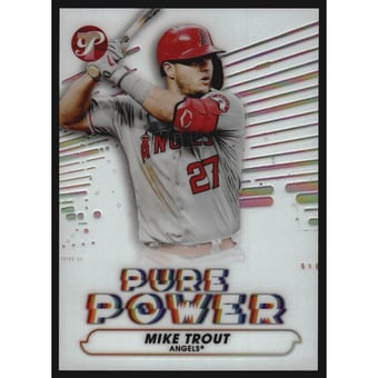 2022 Topps Pristine Pure Power #PP1 Mike Trout