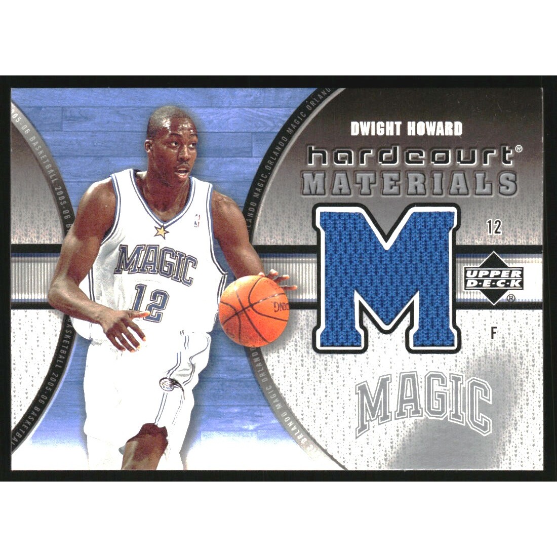2005-06 Upper Deck Hardcourt Materials #DH Dwight Howard