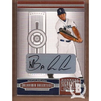 2005 Donruss Signature Series Autograph Silver #124 Wladimir Balentien T4