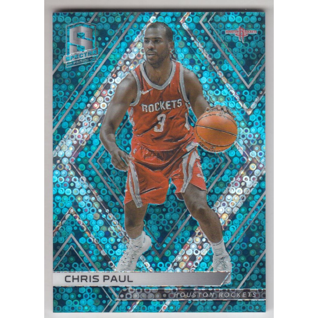2017-18 Panini Spectra Neon Blue #52 Chris Paul