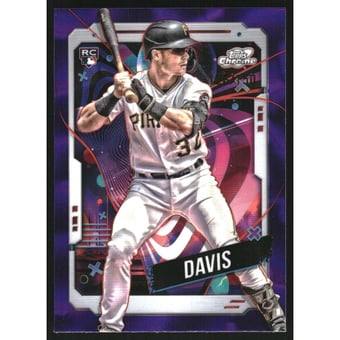 2024 Topps Cosmic Chrome Purple Nebula Refractors #100 Henry Davis