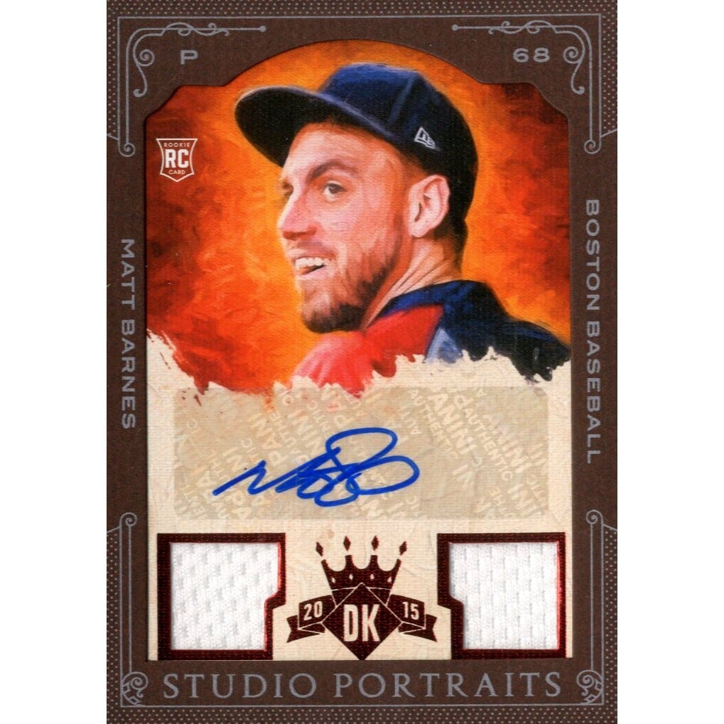 2015 Diamond Kings Studio Portraits Signature Materials Framed Red #12 Matt Barnes/99