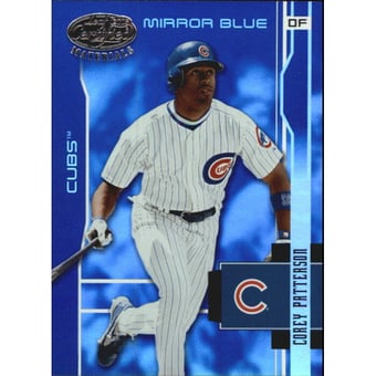 2003 Leaf Certified Materials Mirror Blue #31 Corey Patterson