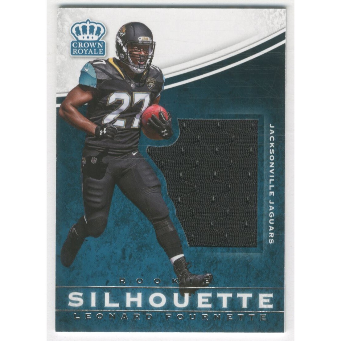 2017 Crown Royale Jumbo Rookie Silhouette Jerseys #16 Leonard Fournette