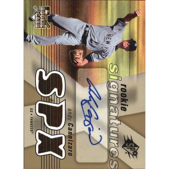 2007 SPx #129 Andy Cannizaro AU RC