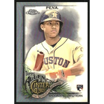 2022 Topps Allen and Ginter Chrome Refractors #137 Jeremy Pena