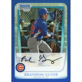 2011 Bowman Chrome Prospects Blue Refractors #BCP168 Brandon Guyer