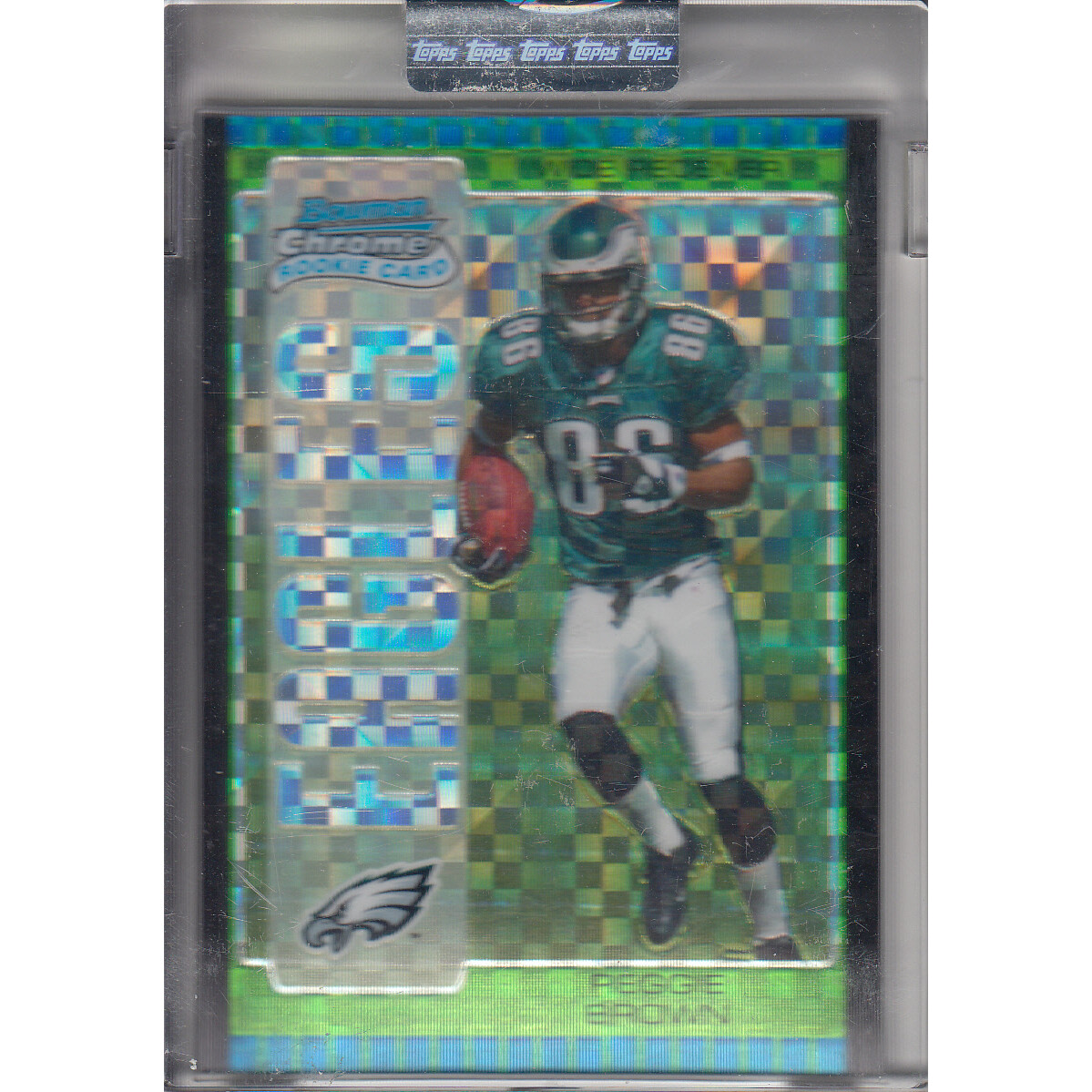 2005 Bowman Chrome Uncirculated Green Xfractors #130 Reggie Brown