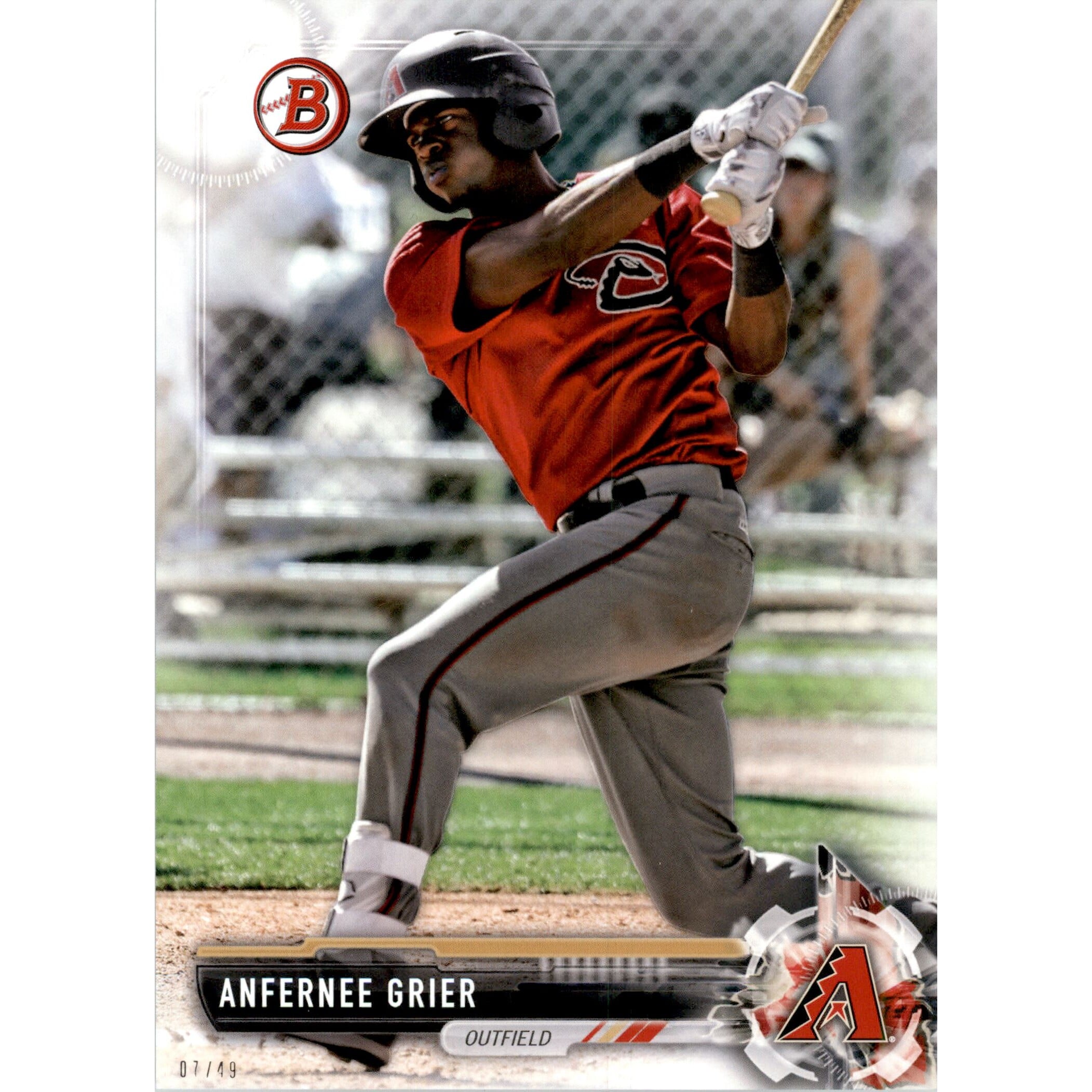 2017 Bowman Draft 5x7 #BD99 Anfernee Grier. rookie card picture