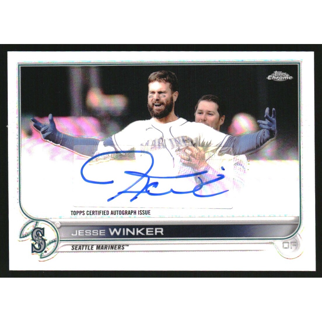 2022 Topps Chrome Update Autographs #ACJW Jesse Winker