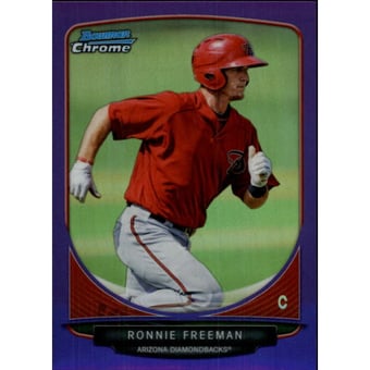 2013 Bowman Chrome Prospects Purple Refractors #BCP51 Ronnie Freeman