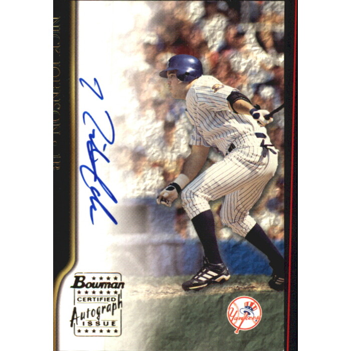2002 Bowman Autographs #BANJ Nick Johnson B