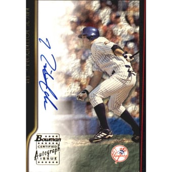 2002 Bowman Autographs #BANJ Nick Johnson B