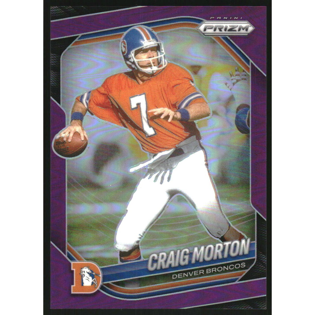 2025 Panini Prizm Prizms Purple #15 Craig Morton