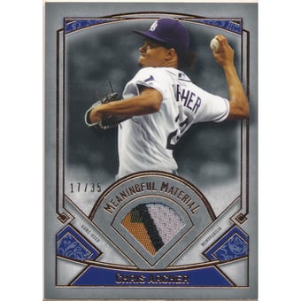 2017 Topps Museum Collection Meaningful Materials Relics Copper #MMCA Chris Archer