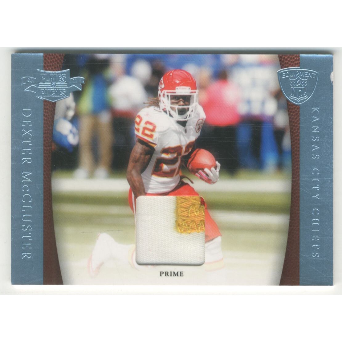 2011 Panini Plates and Patches NFL Equipment Prime #6 Dexter McCluster/25