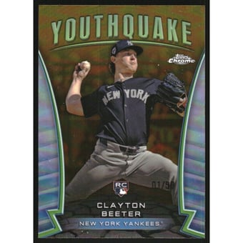 2024 Topps Chrome Youthquake Gold Refractors #YQ81 Clayton Beeter