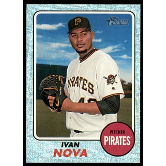 2017 Topps Heritage Blue #641 Ivan Nova