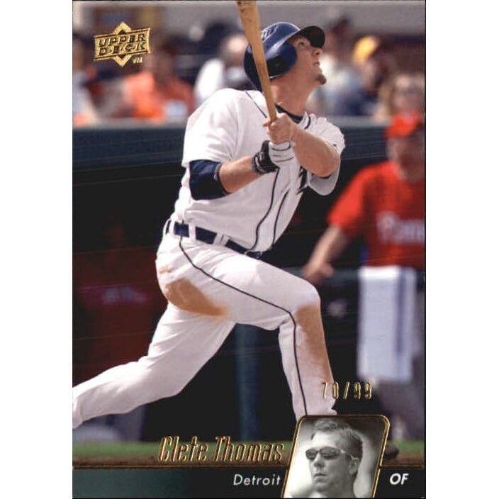 2010 Upper Deck Gold #193 Clete Thomas. rookie card picture
