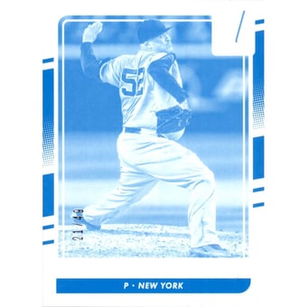 2016 Donruss Test Proof Cyan #138 CC Sabathia