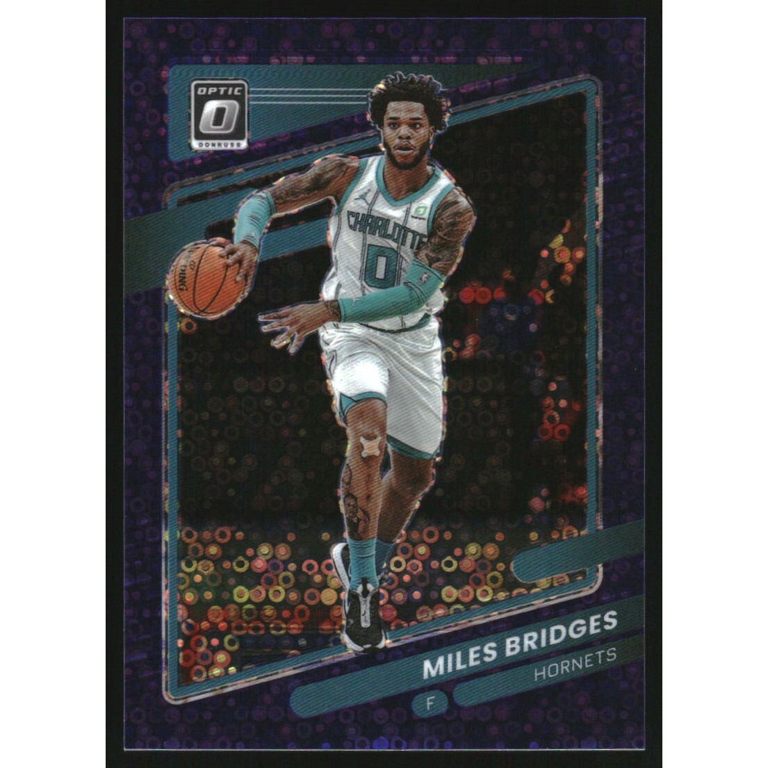2021-22 Donruss Optic Fast Break Purple #107 Miles Bridges