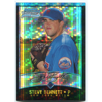 2001 Bowman Chrome X-Fractors #128 Steve Bennett