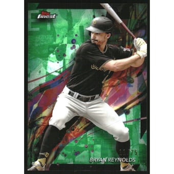 2024 Finest Green Refractors #6 Bryan Reynolds