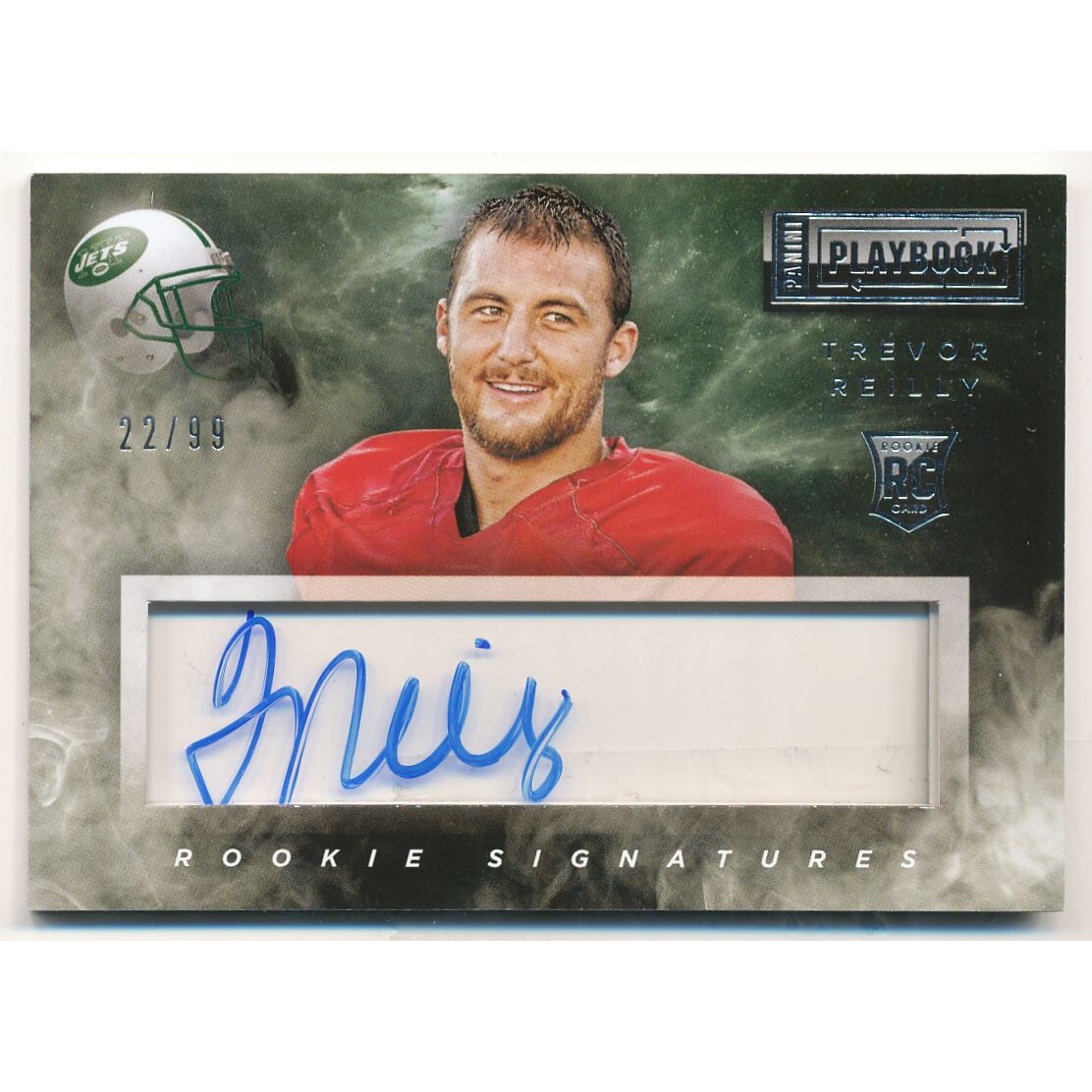 2014 Panini Playbook #129 Trevor Reilly AU/99 RC. rookie card picture