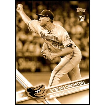 2017 Topps Update 5x7 Clear Gold #US255 Stefan Crichton