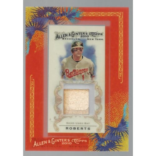 2010 Topps Allen and Ginter Relics #BR Brian Roberts. rookie card picture